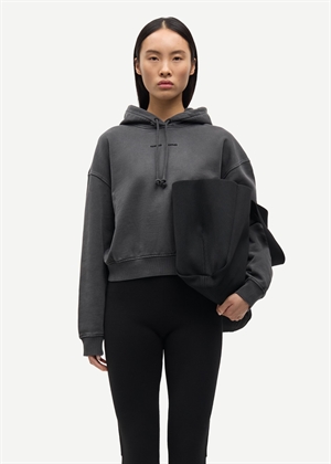 Saseven hoodie 15697 Black Pigment Samsøe 